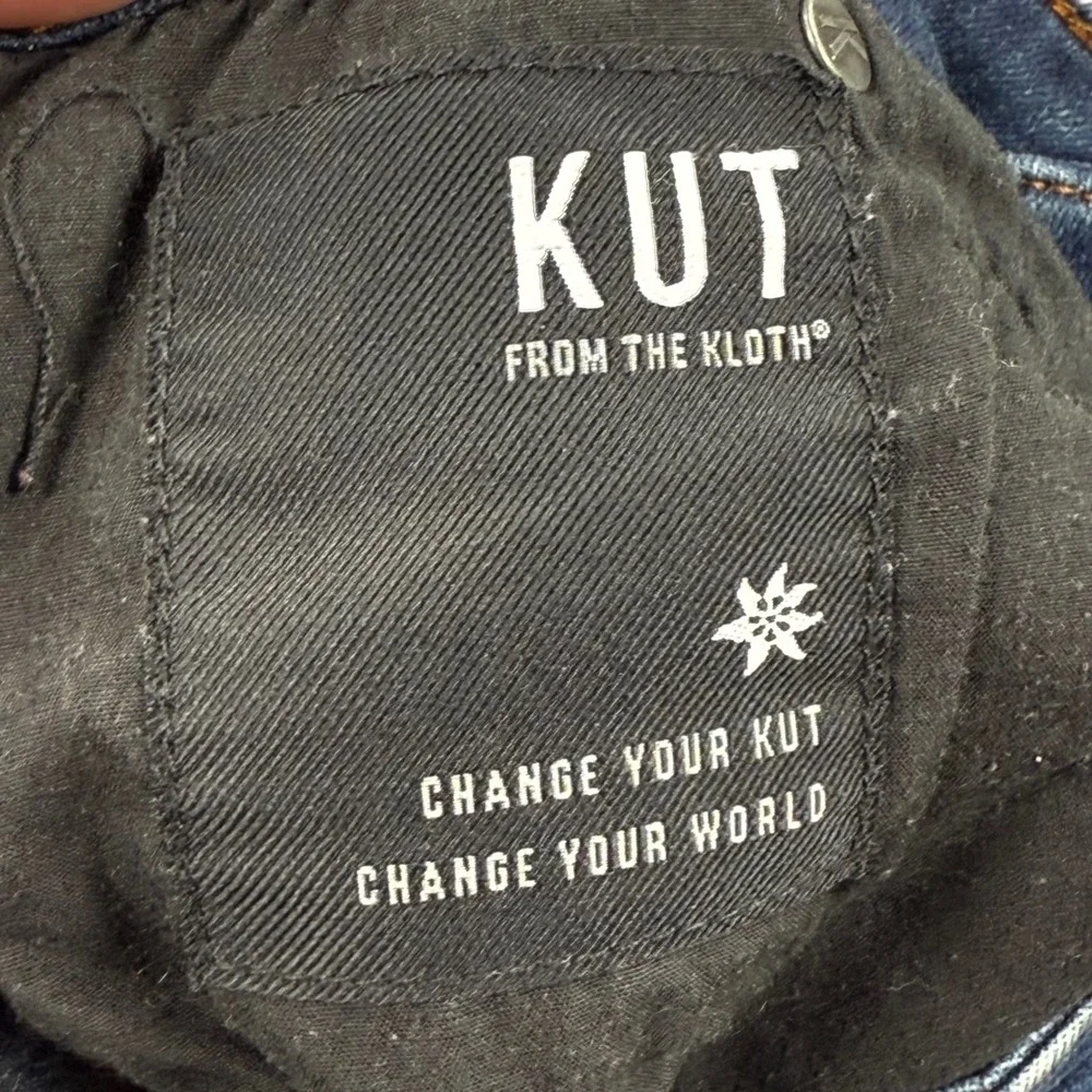 KUT from the Kloth Connie Jeans Size 2 Ankle Skinny Dark Wash Zip Ankle  Women's